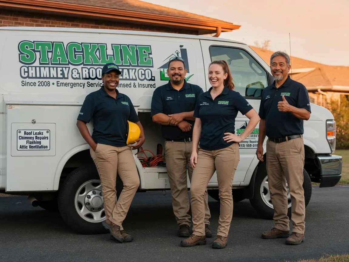 Chimney flashing repair company in Long Island, VA